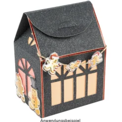 Design-Schablone, Haus, Box, DIN A3