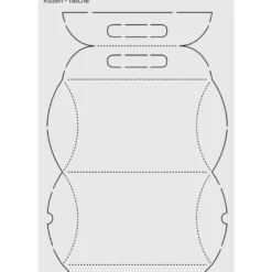 Design-Schablone "Kissen-Tasche", DIN A3