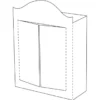 Design-Schablone "Kleiderschrank-Box", DIN A3