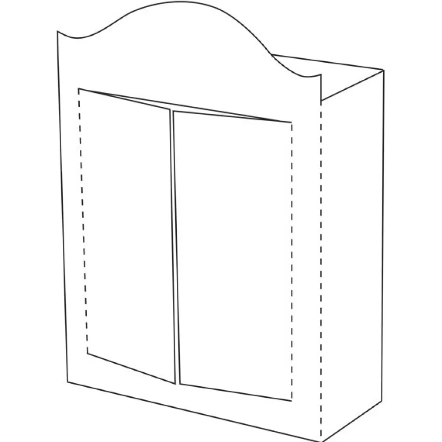 Design-Schablone "Kleiderschrank-Box", DIN A3