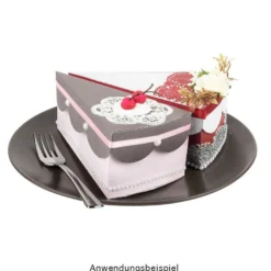 Design-Schablone, Kuchen-Schachtel, DIN A3