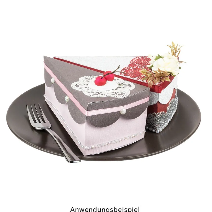 Design-Schablone, Kuchen-Schachtel, DIN A3