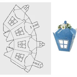 Design-Schablone "Laternchen-Box", DIN A3