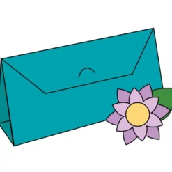 Design-Schablone Nr. 4 "Abend-Täschchen", DIN A4