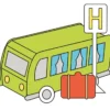 Design-Schablone Nr. 5 "Bus", DIN A4