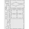 Design-Schablone Nr. 11 "Fenster-Grußkarte", DIN A4