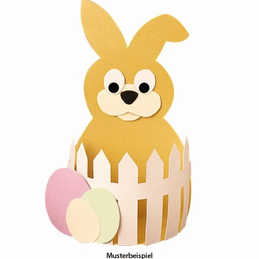 Design-Schablone Nr. 2 "Hasen-Körbchen", DIN A4