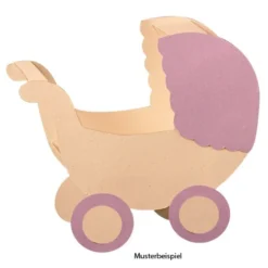 Design-Schablone Nr. 7 "Kinderwagen", DIN A4