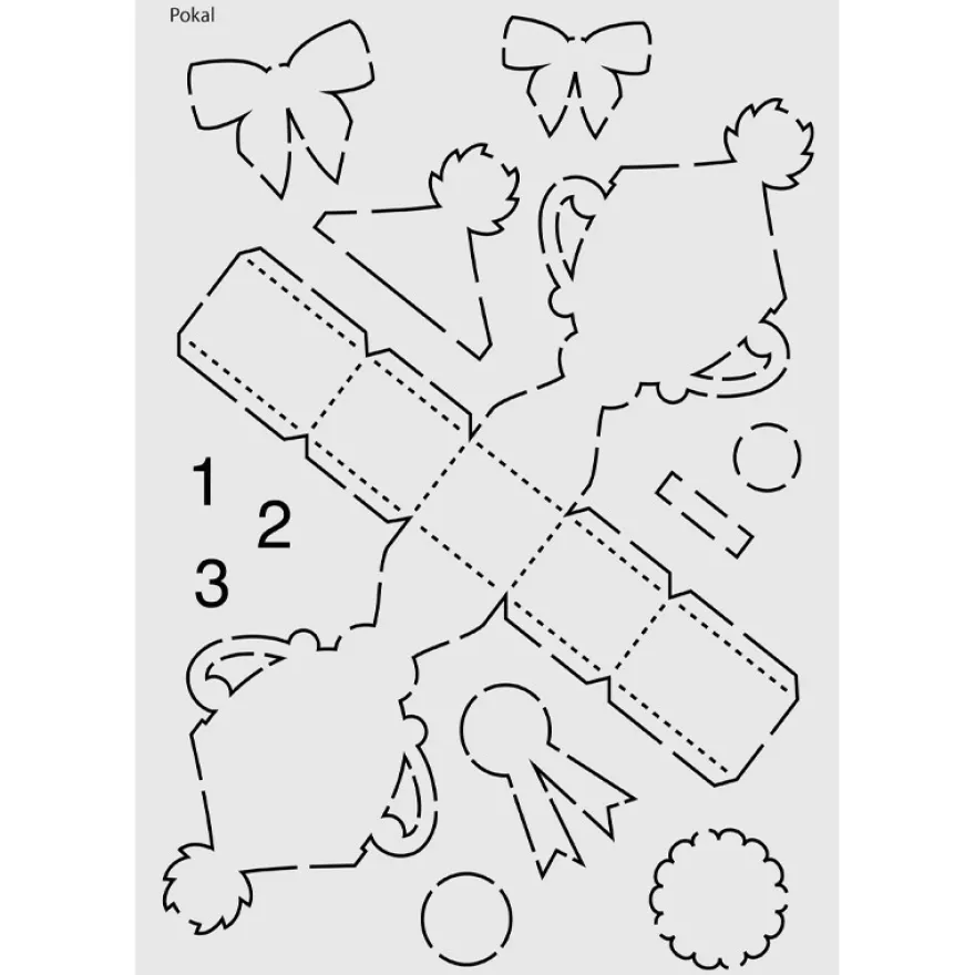 Design-Schablone Nr. 10 "Pokal", DIN A4