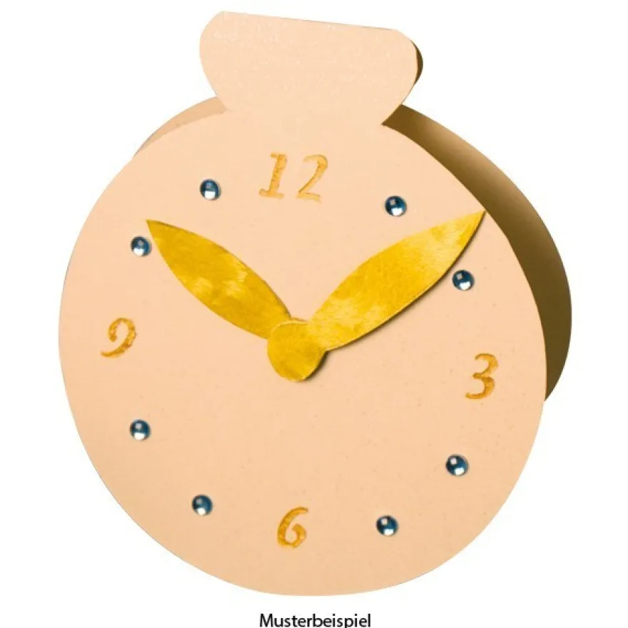 Design-Schablone Nr. 10 "Taschenuhr-Grußkarte", DIN A4