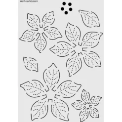 Design-Schablone Nr. 7 "Weihnachtsstern", DIN A4