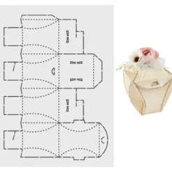 Design-Schablone "Pralinen-Box 2", DIN A3