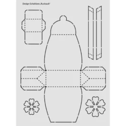 Design-Schablone "Rucksack", DIN A3