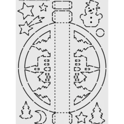 Design-Schablone, Schwibbogen, DIN A3