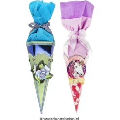 Design-Schablone, Zuckertüte/Schultüte, DIN A3