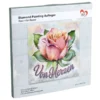 Diamond-Painting-Aufleger, Rose • Von Herzen, 20cm x 20cm, 370g/m², inkl. Zubehör