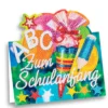 Diamond-Painting-Aufstellkarte, Zum Schulanfang, 16,3cm x 16cm, inkl. Umschlag & Werkzeug