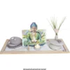 Diamond-Painting-Aufstellkarte, Buddha, 16,3cm x 16cm, inkl. Umschlag & Werkzeug