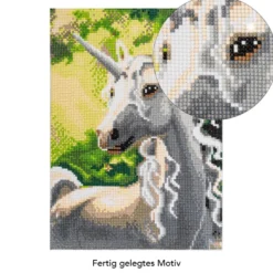 Diamond-Painting-Bild, Einhorn, 25cm x 35cm, inkl. Werkzeug