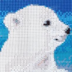Diamond-Painting-Bild, Eisbär, 25cm x 35cm, inkl. Werkzeug