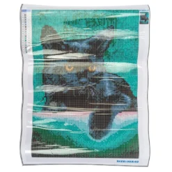 Diamond-Painting-Bild, Katze 3, 25cm x 35cm, inkl. Werkzeug