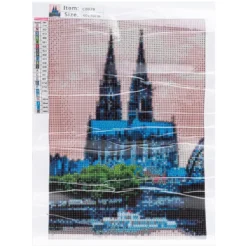 Diamond-Painting-Bild, Kölner Dom, 25cm x 35cm, inkl. Werkzeug