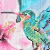 Diamond-Painting-Bild, Kolibri, 25cm x 35cm, inkl. Werkzeug