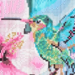 Diamond-Painting-Bild, Kolibri, 25cm x 35cm, inkl. Werkzeug