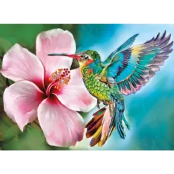 Diamond-Painting-Bild, Kolibri, 25cm x 35cm, inkl. Werkzeug