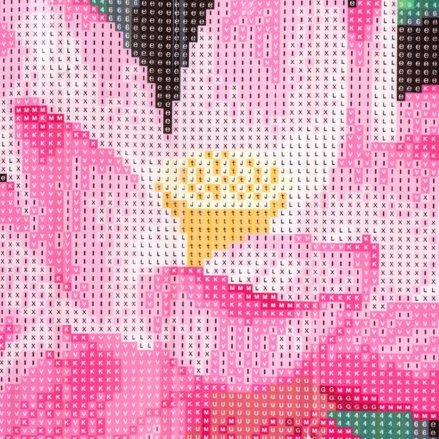 Diamond-Painting-Bild, Lotusblüte, 25cm x 35cm, inkl. Werkzeug