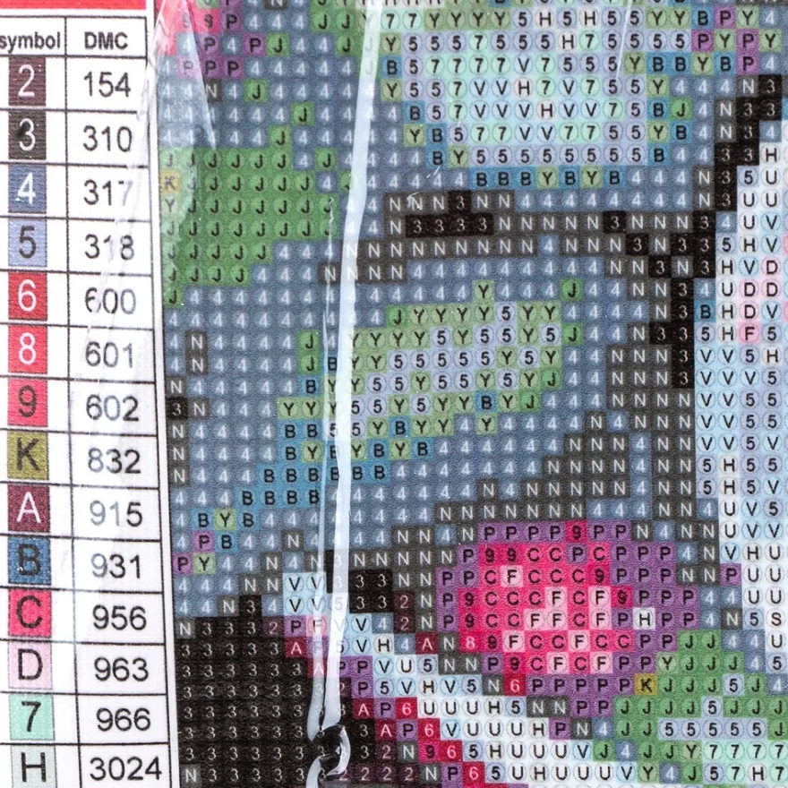 Diamond-Painting-Bild, Magnolie, 25cm x 35cm, inkl. Werkzeug