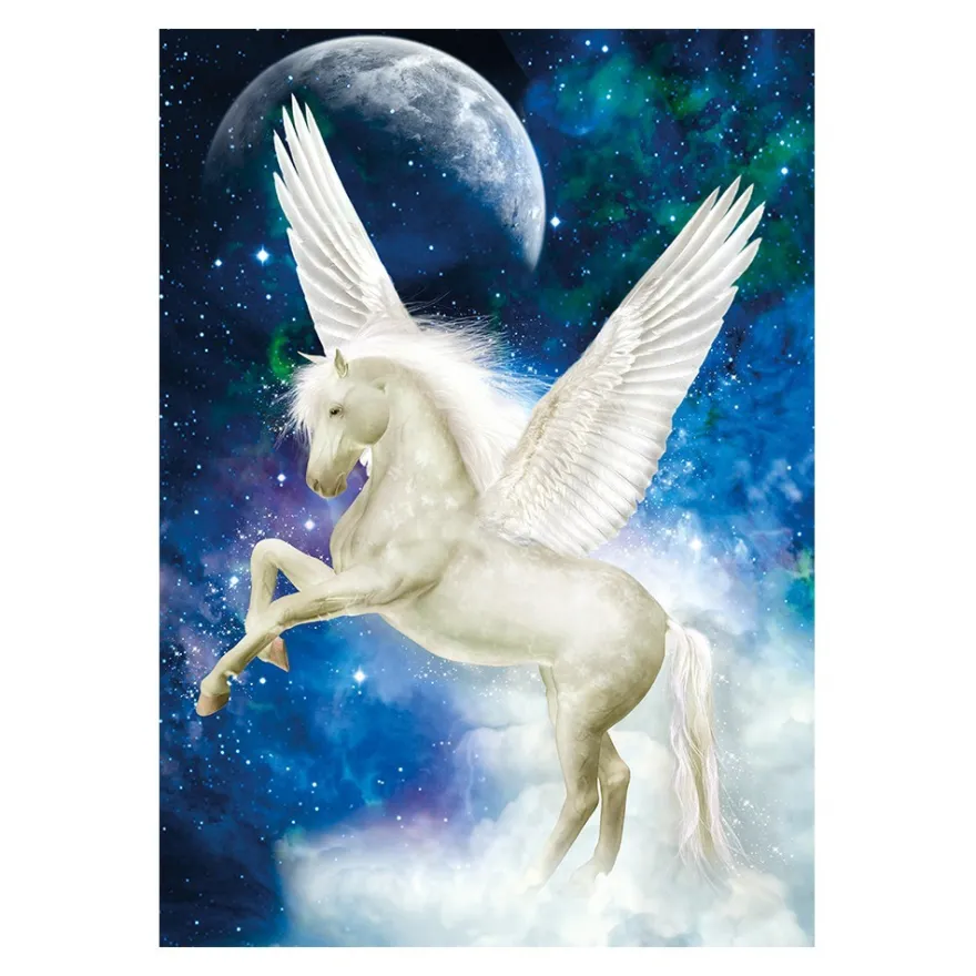 Diamond-Painting-Bild, Pegasus, 25cm x 35cm, inkl. Werkzeug