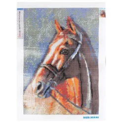 Diamond-Painting-Bild, Pferd 3, 25cm x 35cm, inkl. Werkzeug