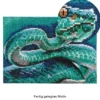 Diamond-Painting-Bild, Schlange, 25cm x 35cm, inkl. Werkzeug