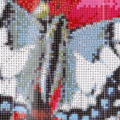 Diamond-Painting-Bild, Schmetterling, 35cm x 25cm, inkl. Werkzeug