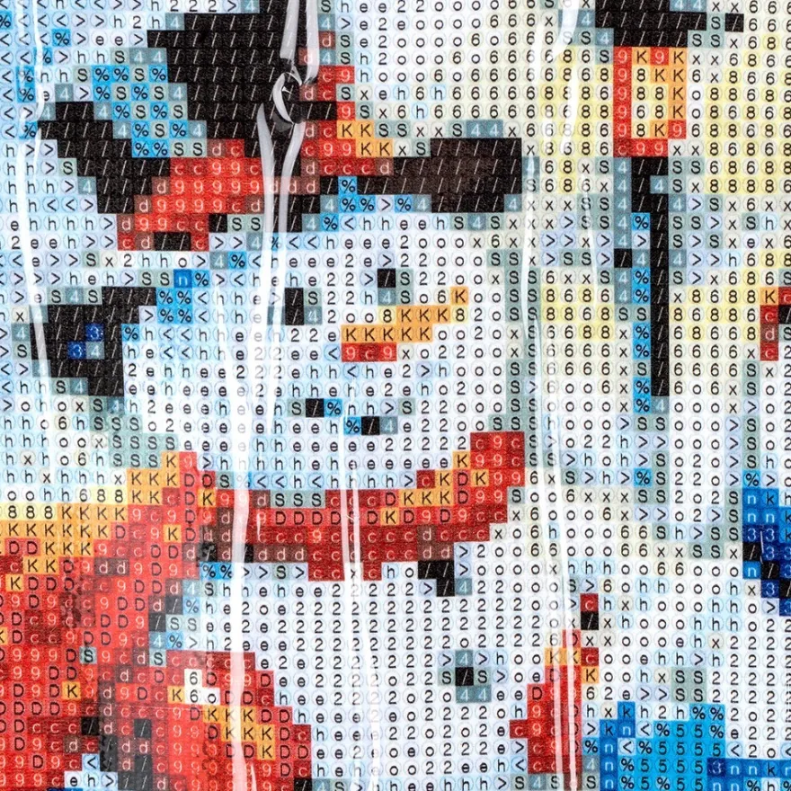 Diamond-Painting-Bild, Schneemänner, 35cm x 25cm, inkl. Werkzeug