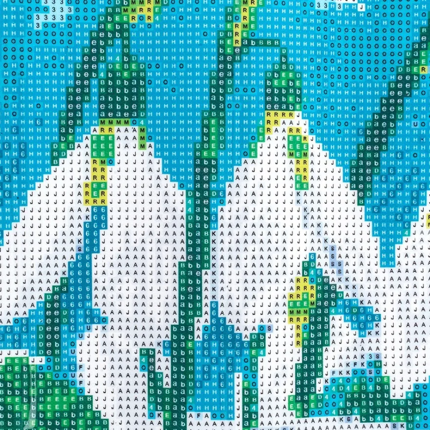 Diamond-Painting-Bild, Schneeglöckchen, 35cm x 25cm, inkl. Werkzeug