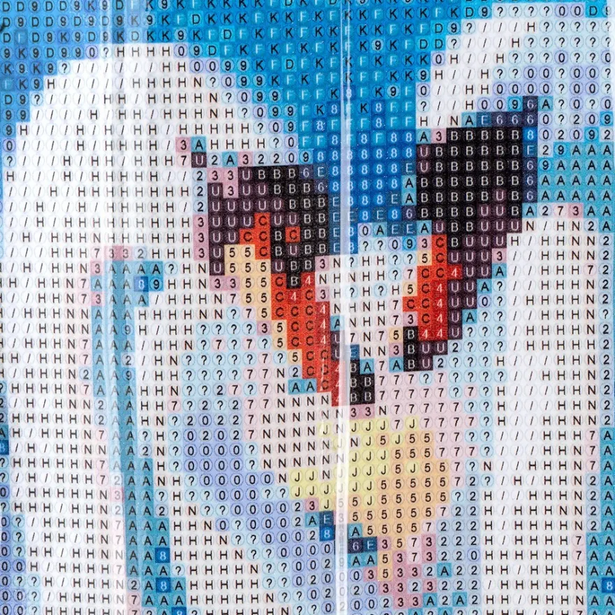 Diamond-Painting-Bild, Schwäne, 35cm x 25cm, inkl. Werkzeug