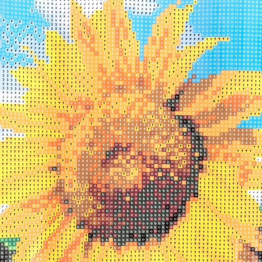 Diamond-Painting-Bild, Sonnenblume, 35cm x 25cm, inkl. Werkzeug