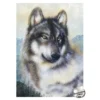 Diamond-Painting-Bild, Strass, Wolf, 25cm x 35cm, inkl. Werkzeug