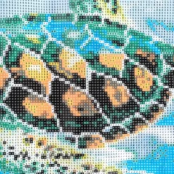 Diamond-Painting-Bild, Wasserschildkröte, 35cm x 25cm, inkl. Werkzeug