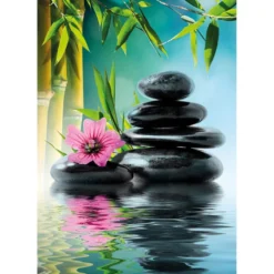 Diamond-Painting-Bild, Wellnessoase 1, 25cm x 35cm, inkl. Werkzeug