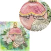 Diamond-Painting-Grußkarte, Strass, Baumschmuck, 16cm x 16cm, inkl. Zubehör