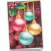 Diamond-Painting-Grußkarte, Weihnachtskugeln, 11,5cm x 16,5cm, inkl. Zubehör