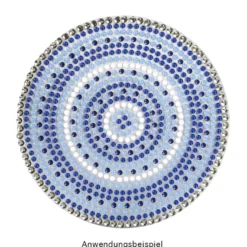 Diamond-Painting-Lineal, Kreis, für runde Steine, Legefläche: Ø10,5cm
