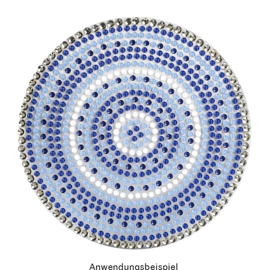 Diamond-Painting-Lineal, Kreis, für runde Steine, Legefläche: Ø10,5cm