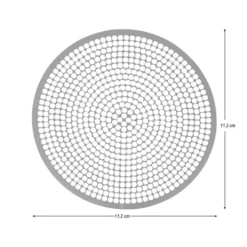 Diamond-Painting-Lineal, Kreis, für runde Steine, Legefläche: Ø10,5cm