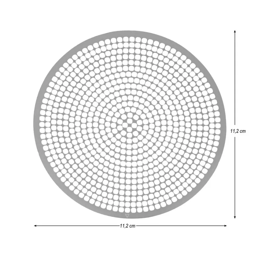 Diamond-Painting-Lineal, Kreis, für runde Steine, Legefläche: Ø10,5cm