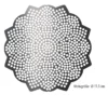 Diamond-Painting-Lineal, Mandala, Motivgröße: Ø 11,5cm