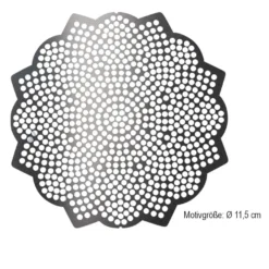 Diamond-Painting-Lineal, Mandala, Motivgröße: Ø 11,5cm